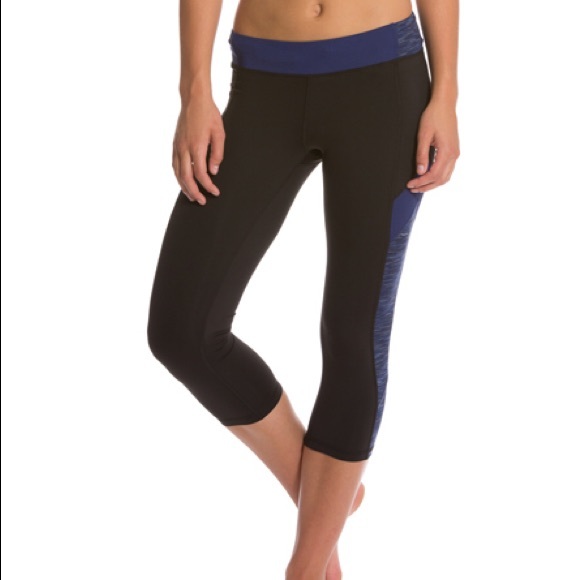 Lucy Pants - Lucy Black & Gray Cropped Legging size XL